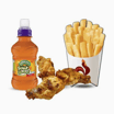 Kids 2 x Grilled Chicken Wings, Fries, Fruit Drink