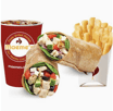 Paneer Burrito Meal
